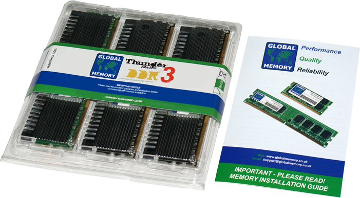 3GB (3 x 1GB) DDR3 1600MHz PC3-12800 240-PIN OVERCLOCK DIMM MEMORY RAM KIT FOR ADVENT DESKTOPS